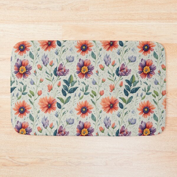 Item preview, Floral Dreamscape: A Breathtaking Watercolor Flower Pattern for Artistic Expression designed and sold by CelTopSkinz.