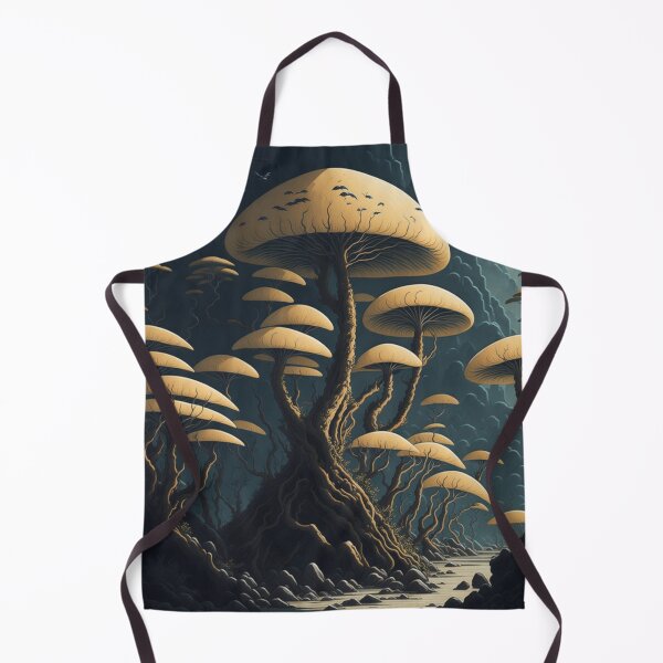 Item preview, Mushrooms forest Chinese painting style image 2 designed and sold by Ersha-Design.