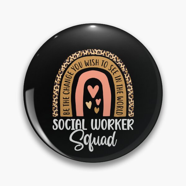 Item preview, Social Worker Squad Leopard Rainbow Funny Work Love designed and sold by Best Designer.