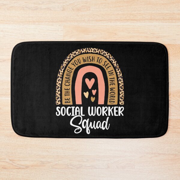 Item preview, Social Worker Squad Leopard Rainbow Funny Work Love designed and sold by Best Designer.