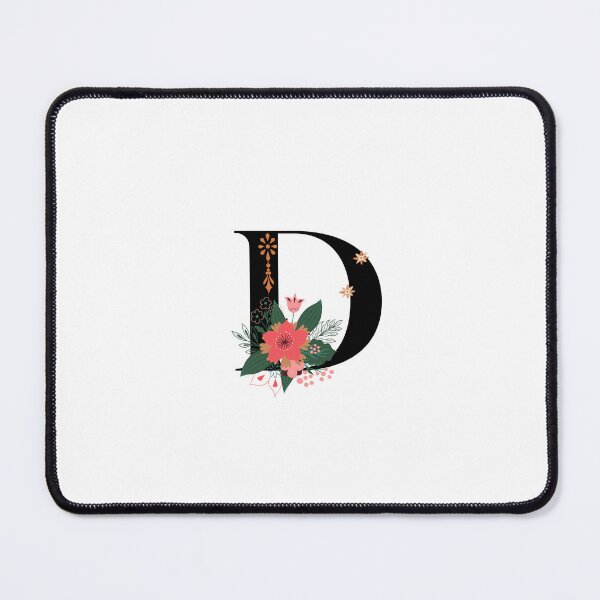 Item preview, Monogram D, Letter D, Initial D , Alphabet Design Illustration, Floral D Sticker, Colourful monogram, Botanical monogram D sticker designed and sold by Work life.