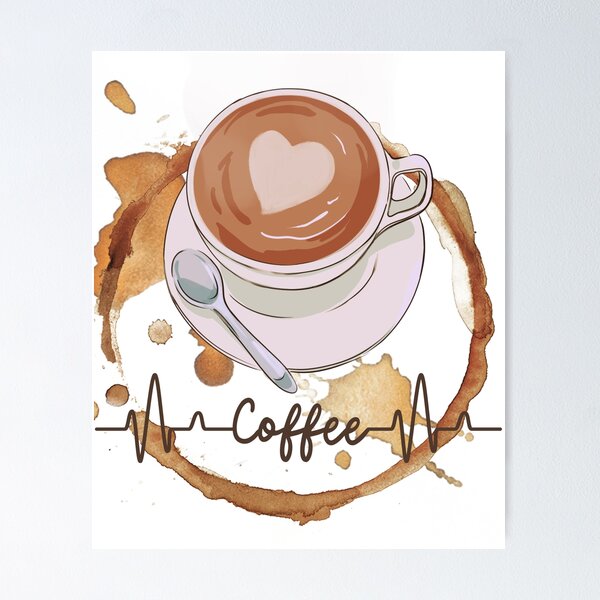 Item preview, Coffee (Got Coffee? original artwork) designed and sold by Steph1TheArtist.