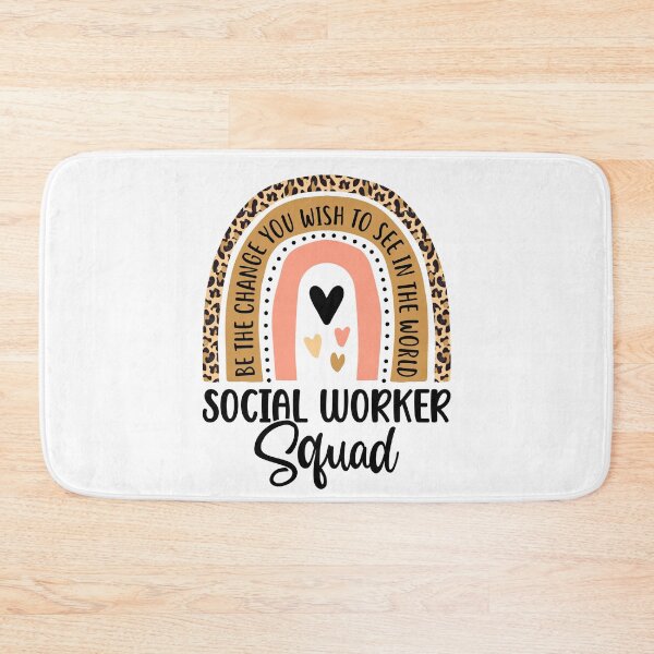Item preview, Social Worker Squad Leopard Rainbow Funny Work Love designed and sold by Best Designer.