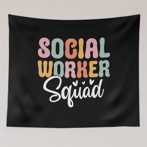 Item preview, Social Worker Squad Leopard Rainbow Funny Work Love designed and sold by Best Designer.