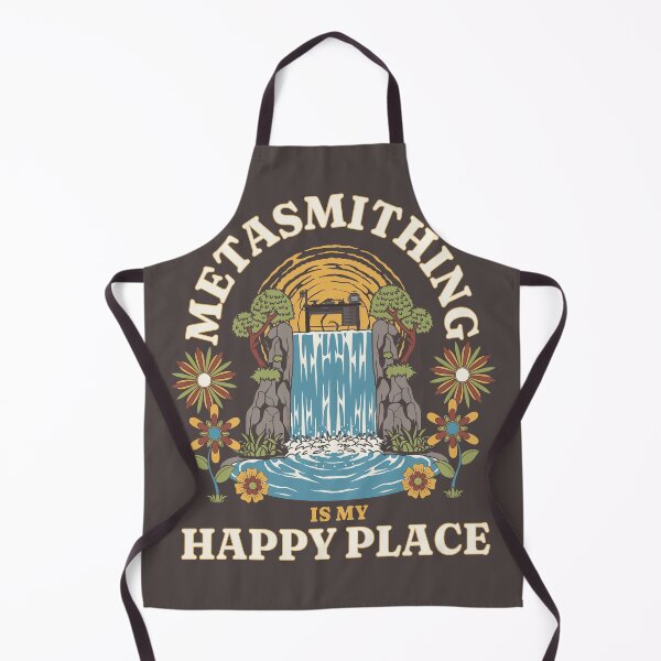 Item preview, Metalsmithing is my happy place bench jeweler tools funny gift waterfall designed and sold by MetalicBabe.