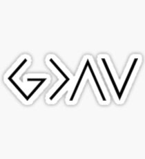 God Is Greater Than The Highs And Lows Sticker