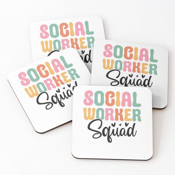 Item preview, Social Worker Squad Leopard Rainbow Funny Work Love designed and sold by Best Designer.