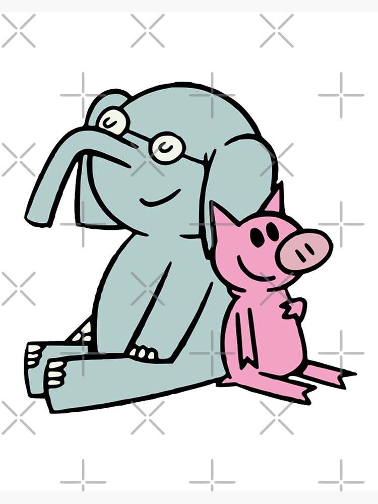 "Elephant and Piggie Gerald and Piggie 4" Poster for Sale by