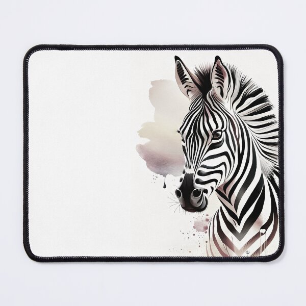 Item preview, Zebra watercolor digital art designed and sold by PaperDecor.