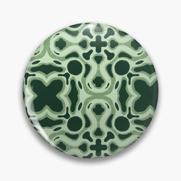 Item preview, Repeating Green Blob Pattern designed and sold by viridessense.