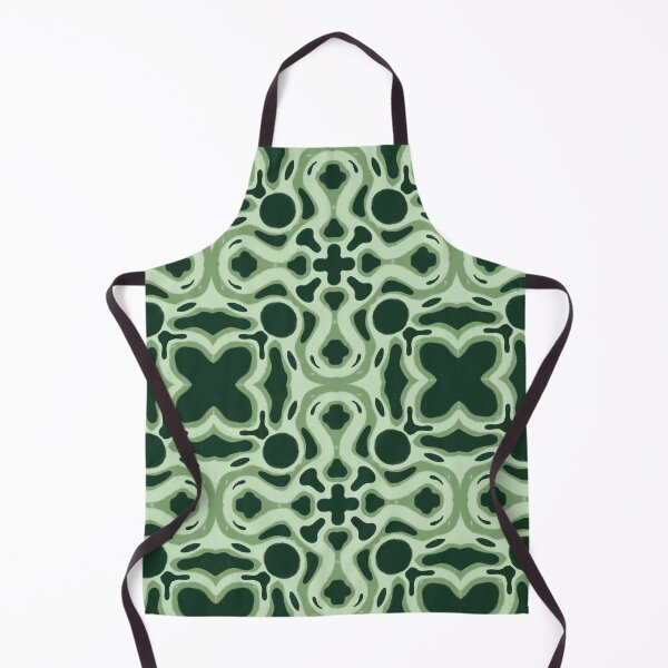 Item preview, Repeating Green Blob Pattern designed and sold by viridessense.