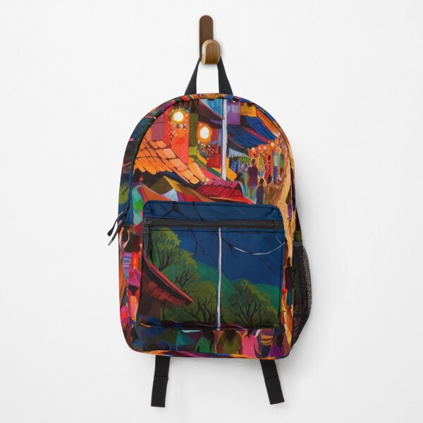 Item preview, Vibrant Luang Prabang Night Market: Colors of Local Culture designed and sold by OdysseyArtworks.