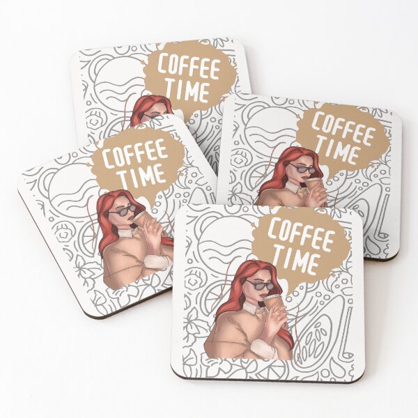 Item preview, Coffee Time (Got Coffee? original artwork) designed and sold by Steph1TheArtist.