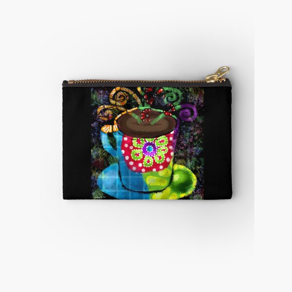 Item preview, Colorful Abstract Whimsical Cup of Coffee designed and sold by oceanlady65.