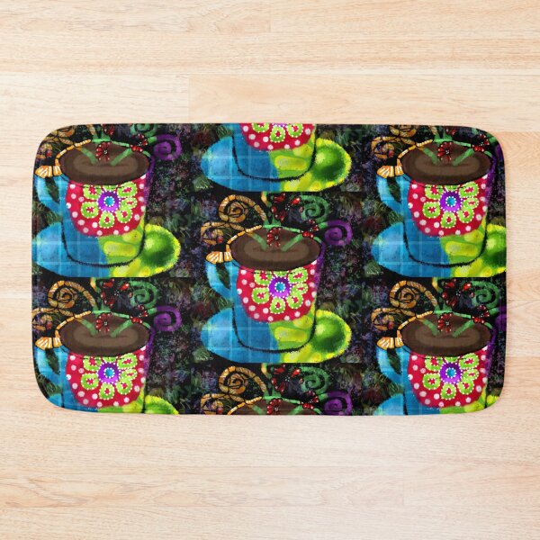 Item preview, Colorful Abstract Whimsical Cup of Coffee designed and sold by oceanlady65.