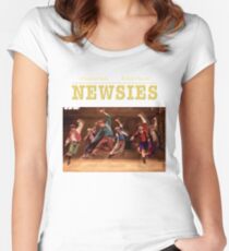 Newsies American musical comedy-drama Women's Fitted Scoop T-Shirt