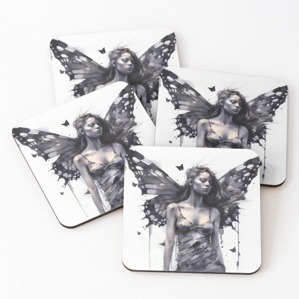 Item preview, Butterfly girl designed and sold by Arteligente.