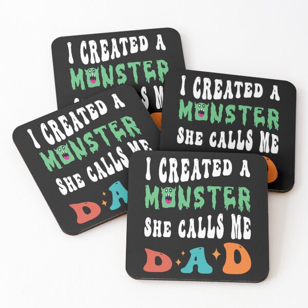 Item preview, I  created a monster she calls me dad designed and sold by Salahboulehoual.