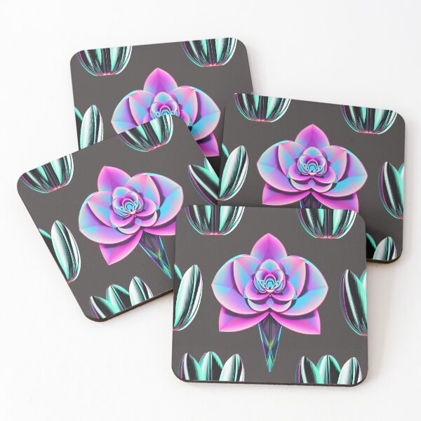 Item preview, Crystal flower and high contrast tulip pattern - Botanical designed and sold by BacalhanzZz.