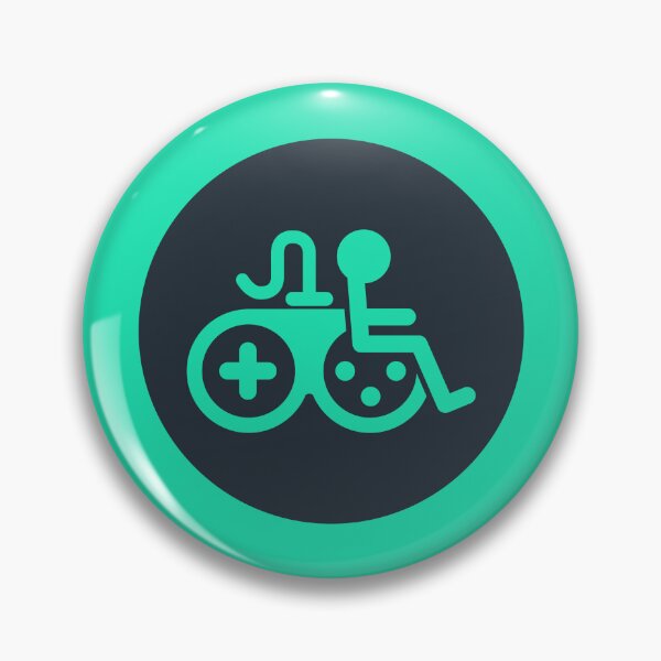 Game Accessibility Information Symbol Pin
