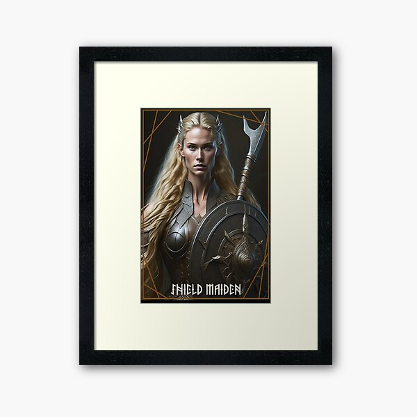 Viking - Shield Maiden Poster Poster for Sale by Rich Summers Art