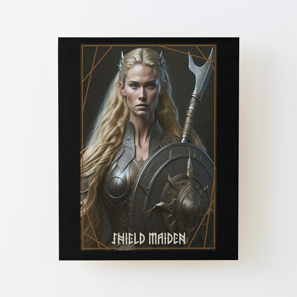 Viking - Shield Maiden Poster Poster for Sale by Rich Summers Art