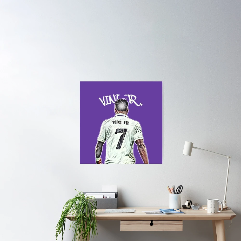 Vini Jr. - Real Madrid number 7 Poster for Sale by footballrb