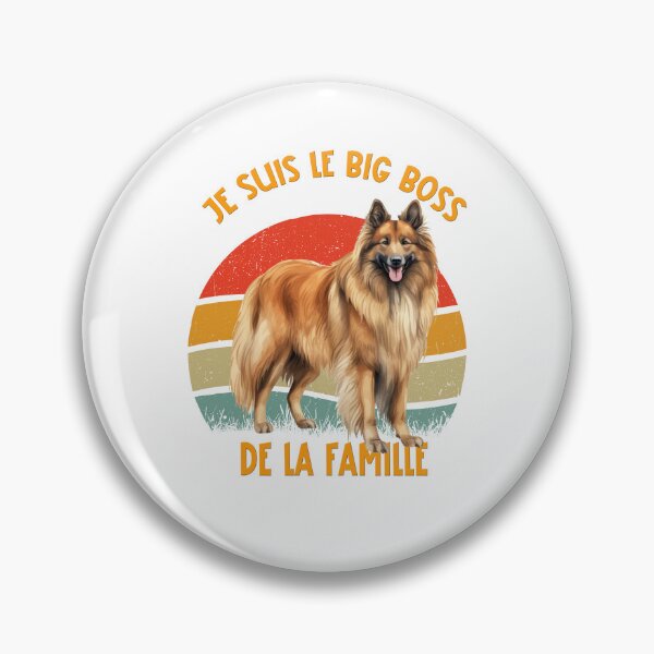 Item preview, Belgian Shepherd Dog Tervueren (Belgian Tervuren), I am the big boss of the family, for lovers of sheepdogs, in French designed and sold by isaweb.