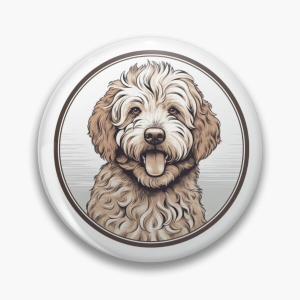 Item preview, Labradoodle - Cute Labrador / Poodle | Digital Art | Puppy Dog designed and sold by AgentToast.