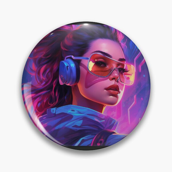 Item preview, Cyberpunk Portraits: Unveiling the Futuristic Essence designed and sold by RIAiCreations.