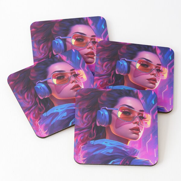 Item preview, Cyberpunk Portraits: Unveiling the Futuristic Essence designed and sold by RIAiCreations.
