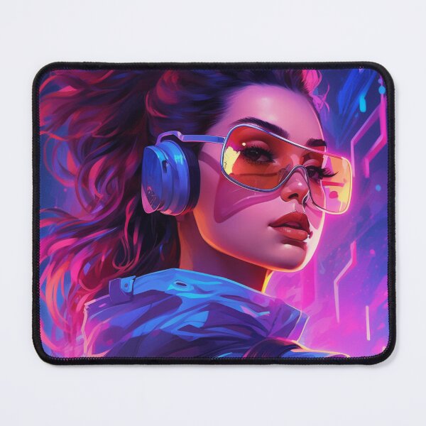 Item preview, Cyberpunk Portraits: Unveiling the Futuristic Essence designed and sold by RIAiCreations.