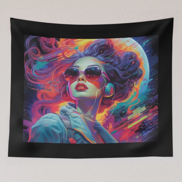 Item preview, Cyberpunk Portraits: Unveiling the Futuristic Essence designed and sold by RIAiCreations.
