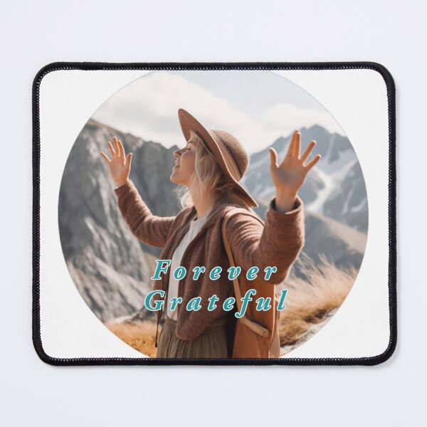 Item preview, Forever Grateful Woman Praising God on the mountain tops designed and sold by Storm20k.
