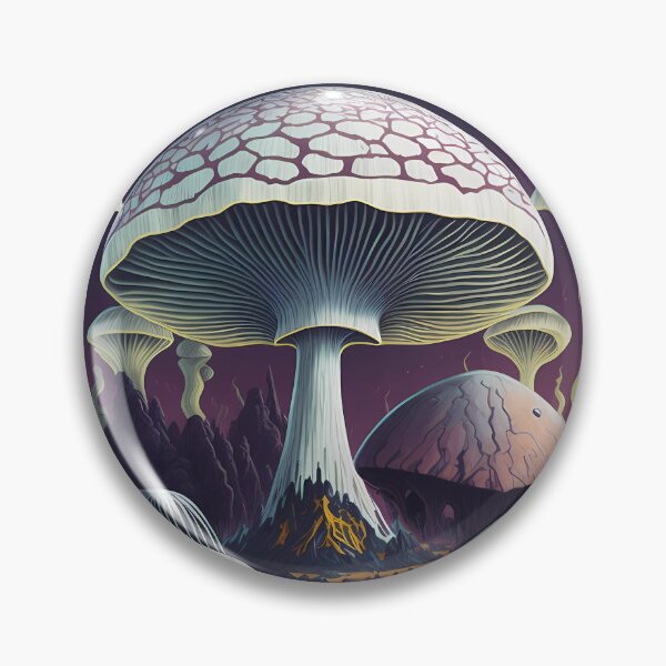 Item preview, "Amanita Virosa Ghostly Mirage" / designed and sold by Transelasticart.