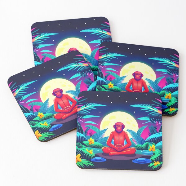 Item preview, Mindful Jungle Monkey - 1st Edition. (AI Generated).  designed and sold by TheMindfulExpat.