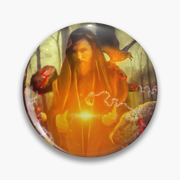 Item preview, Odin, All Father, Master of Runes designed and sold by TheLadySif.