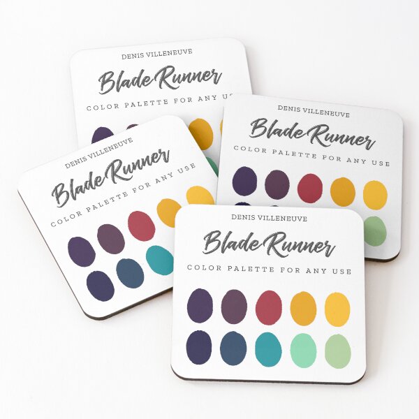 Item preview, Denis Villeneuve Blade Runner Movie Color Palette designed and sold by BasedOnEarth.