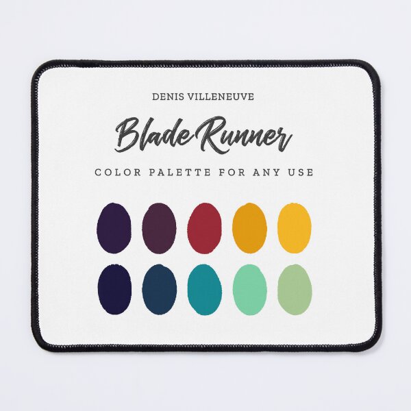 Item preview, Denis Villeneuve Blade Runner Movie Color Palette designed and sold by BasedOnEarth.