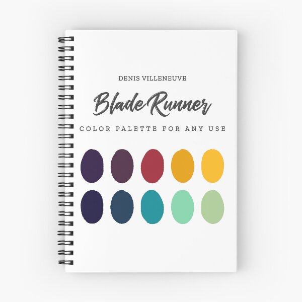 Item preview, Denis Villeneuve Blade Runner Movie Color Palette designed and sold by BasedOnEarth.