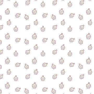Artwork thumbnail, CupCake Pattern by MadeOnDesign