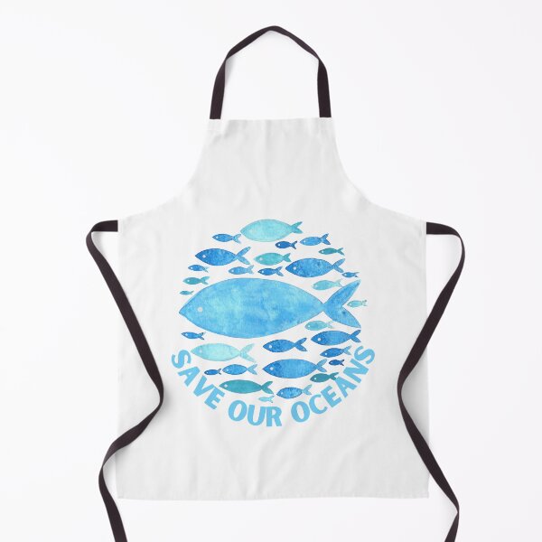 Item preview, Save our Oceans School of Fish designed and sold by LandSeaDesigns.