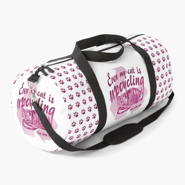 Item preview, Sleeping kitten in old shoe - pink color version, Upcycling text in English. designed and sold by SylvieG18.
