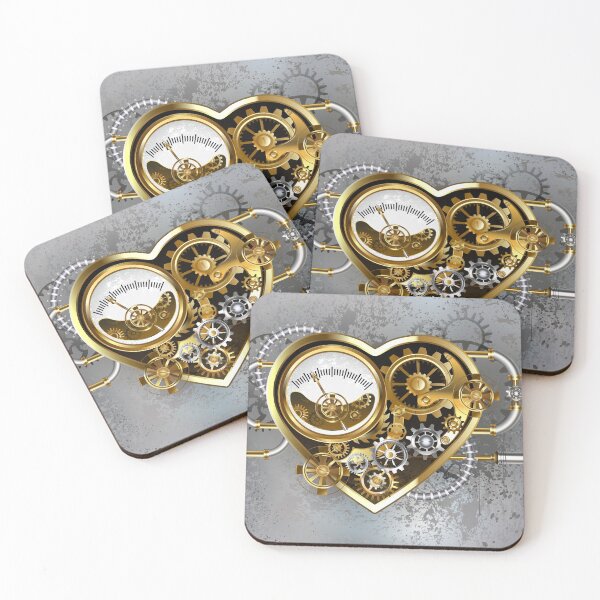 Item preview, Steampunk Heart with Manometer designed and sold by Blackmoon9.