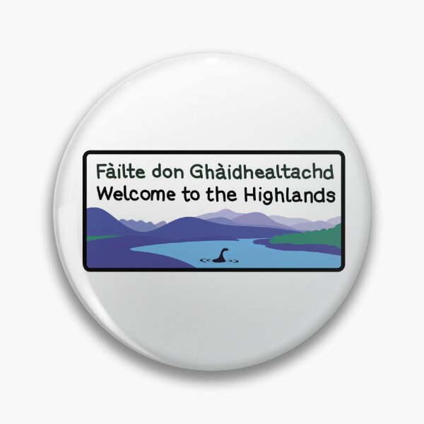 Item preview, Welcome to the Highlands, Scotland, road sign designed and sold by Nicola Gray.