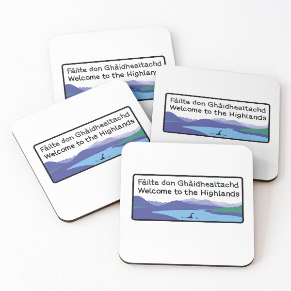 Item preview, Welcome to the Highlands, Scotland, road sign designed and sold by Nicola Gray.