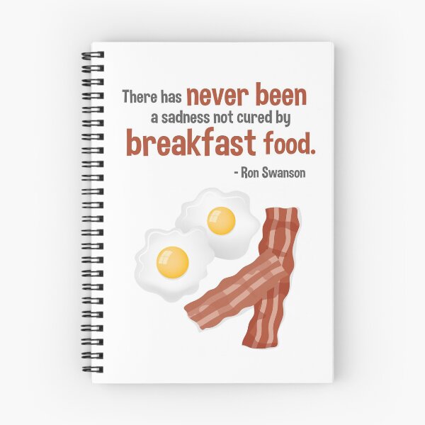 Item preview, Parques y Recreación // Alimentos para el desayuno // Ron Swanson Quotable designed and sold by DrawnToMind.