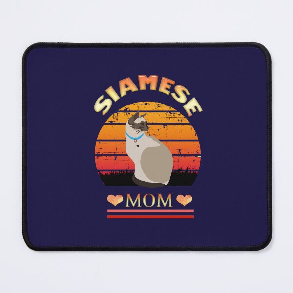 Item preview, Siamese cat mom retro vintage designed and sold by Fateh-Kro ⭐⭐⭐⭐⭐.