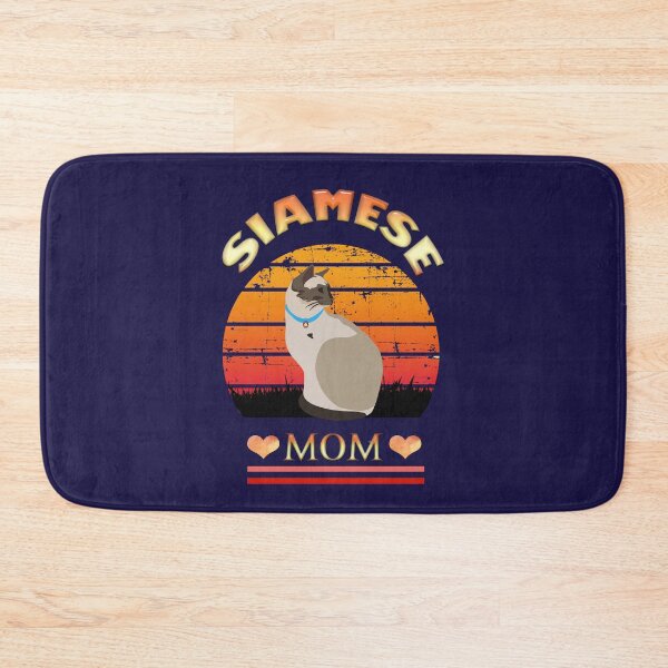 Item preview, Siamese cat mom retro vintage designed and sold by Fateh-Kro ⭐⭐⭐⭐⭐.