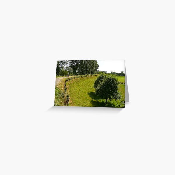 Item preview, Cycling on a summer dike designed and sold by jchanders.